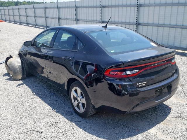 1C3CDFBB2FD128944 - 2015 DODGE DART SXT BLACK photo 3