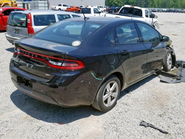 1C3CDFBB2FD128944 - 2015 DODGE DART SXT BLACK photo 4