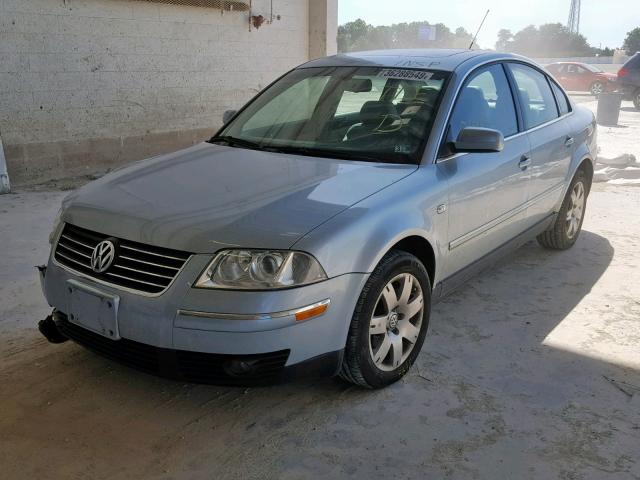 WVWTH63B53P453029 - 2003 VOLKSWAGEN PASSAT GLX SILVER photo 2