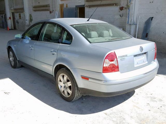 WVWTH63B53P453029 - 2003 VOLKSWAGEN PASSAT GLX SILVER photo 3