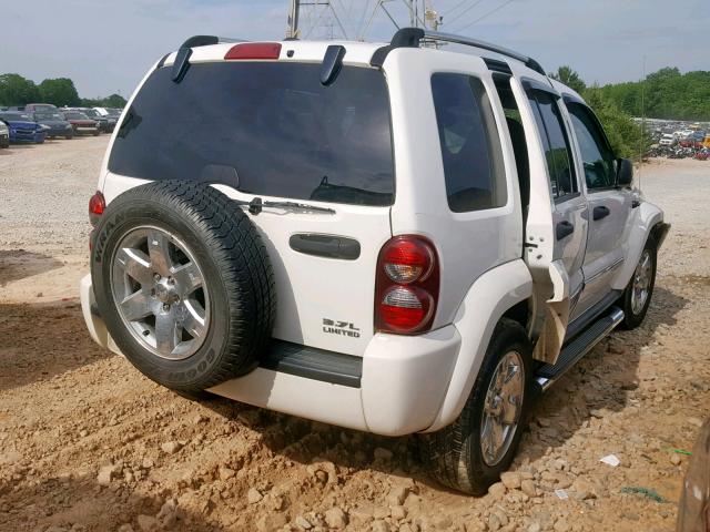 1J4GK58K27W699855 - 2007 JEEP LIBERTY LI WHITE photo 4