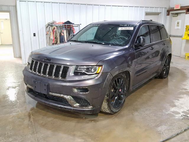 1C4RJFCT4FC136748 - 2015 JEEP GRAND CHER GRAY photo 2