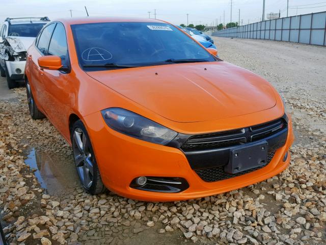 1C3CDFCB0DD340897 - 2013 DODGE DART LIMIT ORANGE photo 1