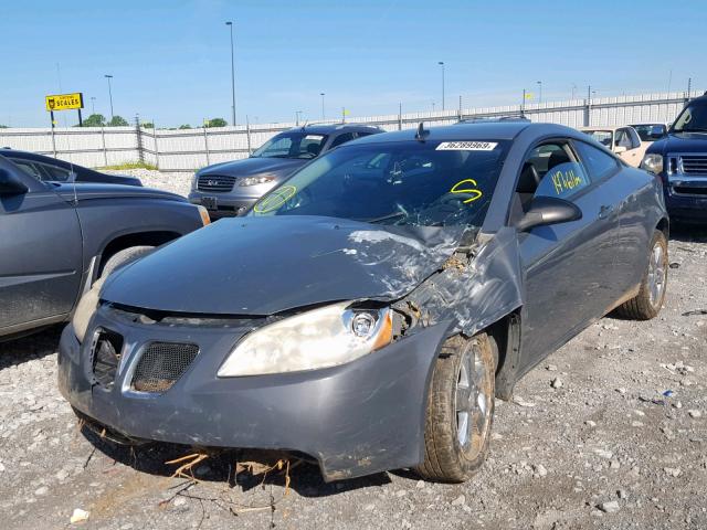 1G2ZH17N484111974 - 2008 PONTIAC G6 GT GRAY photo 2