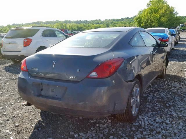 1G2ZH17N484111974 - 2008 PONTIAC G6 GT GRAY photo 4