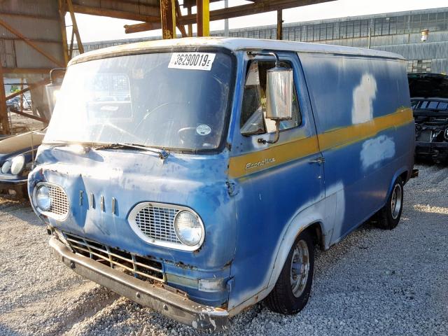 E14TH317260 - 1962 FORD ECONOLINE BLUE photo 2