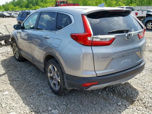 2HKRW2H86HH668847 - 2017 HONDA CR-V EXL SILVER photo 3