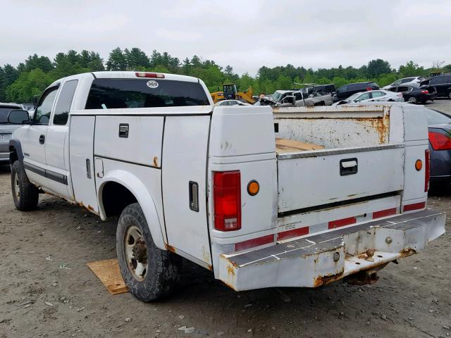 1GCHK29G41E317874 - 2001 CHEVROLET SILVERADO WHITE photo 3