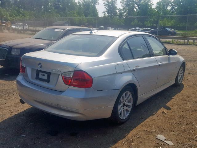 WBAVC53577FZ73804 - 2007 BMW 328 I SULE SILVER photo 4