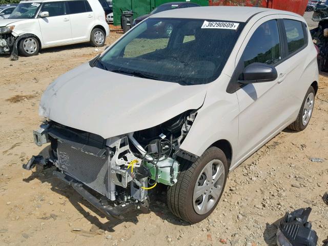 KL8CB6SA5KC700834 - 2019 CHEVROLET SPARK LS CREAM photo 2