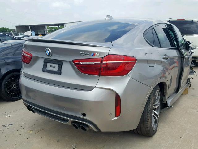 5YMKW8C52F0G93881 - 2015 BMW X6 M CHARCOAL photo 4