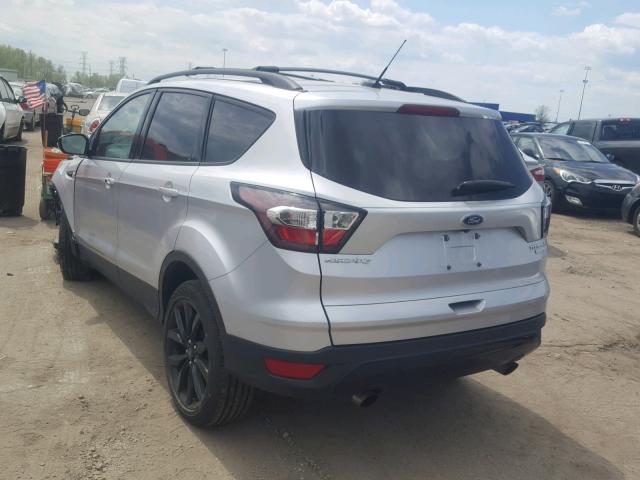 1FMCU0JD2HUE90931 - 2017 FORD ESCAPE TIT SILVER photo 3