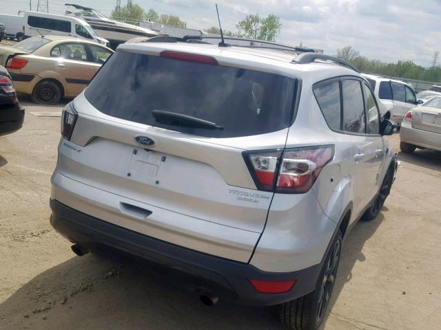 1FMCU0JD2HUE90931 - 2017 FORD ESCAPE TIT SILVER photo 4