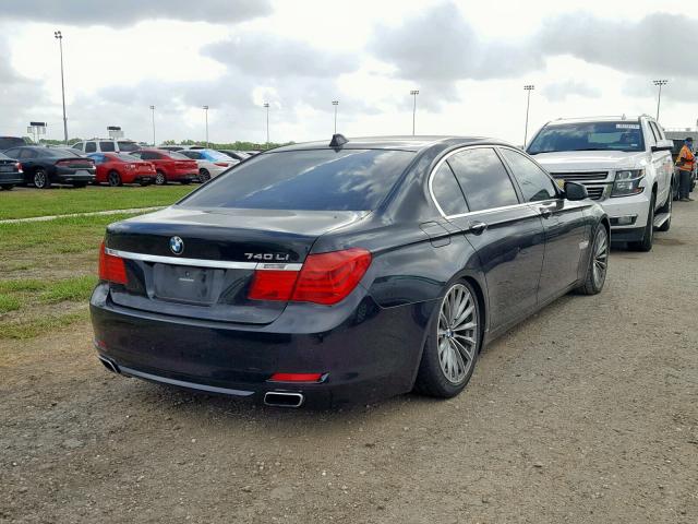 WBAKB4C53BC392732 - 2011 BMW 740 LI BLACK photo 4