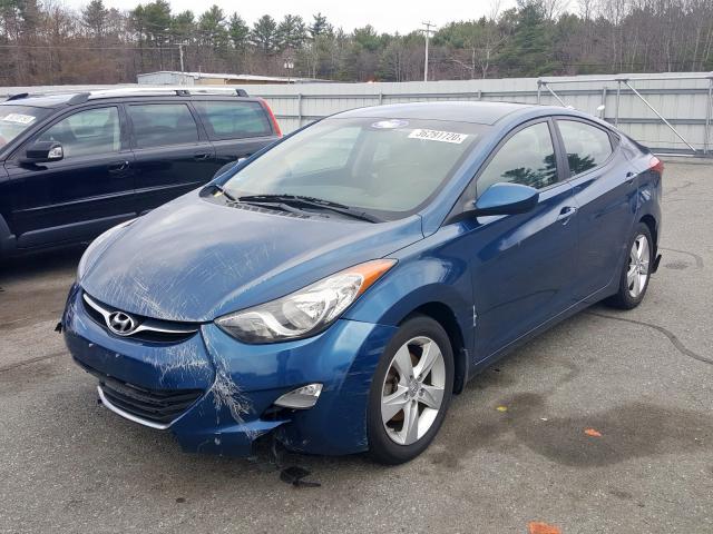 KMHDH4AE8DU949429 - 2013 HYUNDAI ELANTRA GLS  photo 2