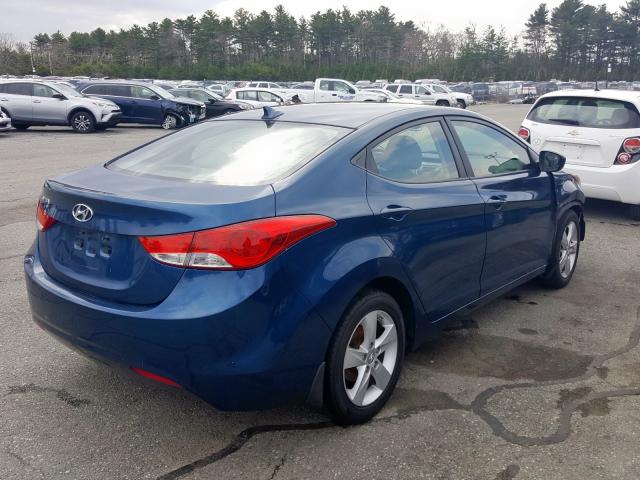 KMHDH4AE8DU949429 - 2013 HYUNDAI ELANTRA GLS  photo 4