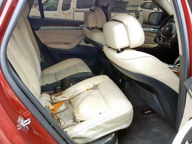 5UXFG43509L224836 - 2009 BMW X6 XDRIVE3 Rot Foto 6
