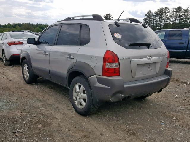 KM8JN12D25U081834 - 2005 HYUNDAI TUCSON GLS SILVER photo 3