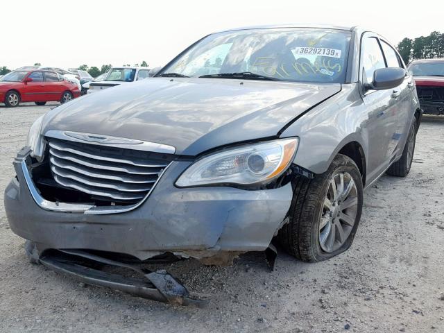 1C3CCBBB2CN180799 - 2012 CHRYSLER 200 TOURIN GRAY photo 2