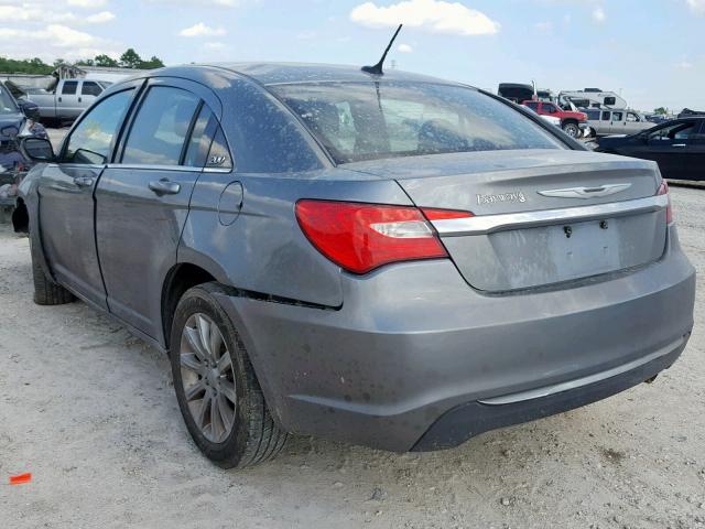 1C3CCBBB2CN180799 - 2012 CHRYSLER 200 TOURIN GRAY photo 3