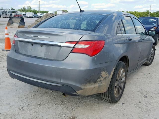 1C3CCBBB2CN180799 - 2012 CHRYSLER 200 TOURIN GRAY photo 4