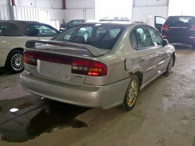 4S3BE625247201823 - 2004 SUBARU LEGACY L S SILVER photo 4