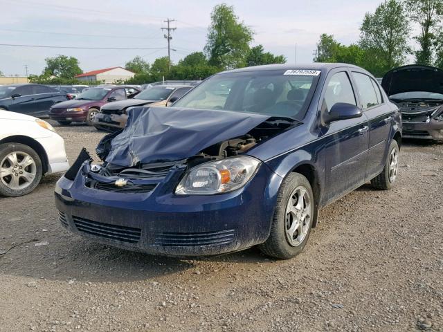 1G1AD5F50A7125624 - 2010 CHEVROLET COBALT 1LT BLUE photo 2