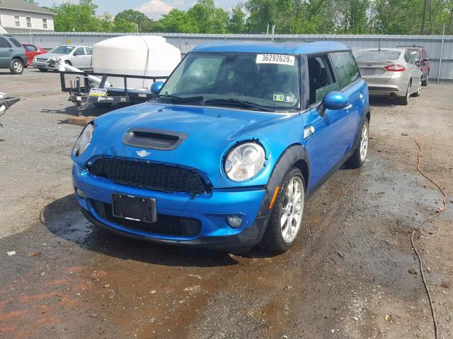 WMWMM335X8TP71720 - 2008 MINI COOPER S C BLUE photo 2