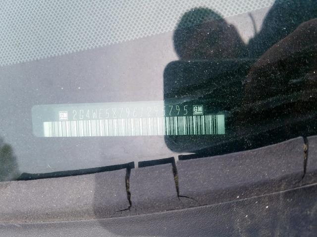 2G4WE587961295795 - 2006 BUICK LACROSSE CXS  photo 10