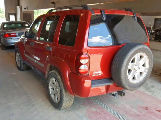 1J4GL58K76W194857 - 2006 JEEP LIBERTY LI RED photo 3