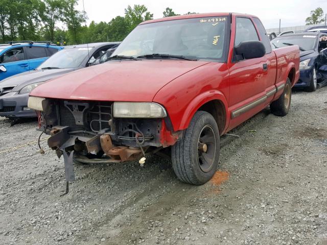 1GCCS195818155037 - 2001 CHEVROLET S TRUCK S1 RED photo 2