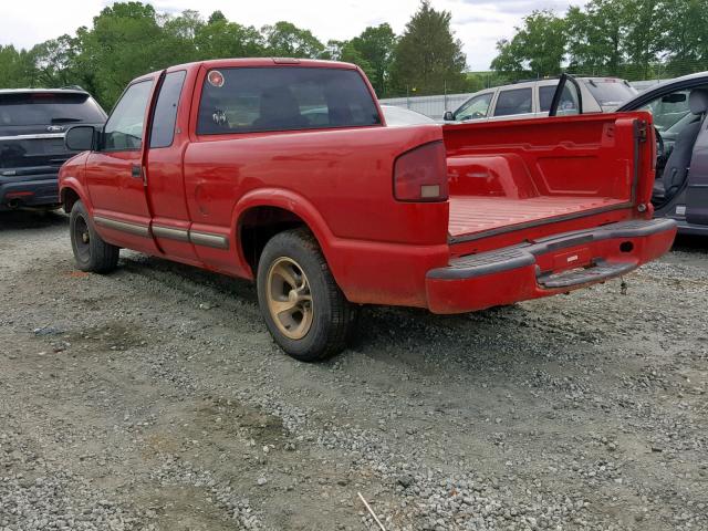 1GCCS195818155037 - 2001 CHEVROLET S TRUCK S1 RED photo 3