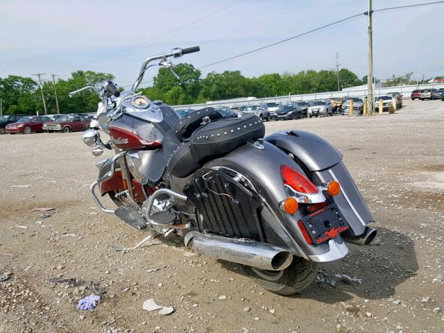 56KTHAAA5J3362063 - 2018 INDIAN MOTORCYCLE CO. SPRINGFIEL TWO TONE photo 3