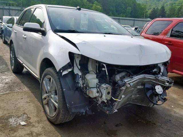 2FMDK4JC3DBA56431 - 2013 FORD EDGE SEL WHITE photo 1