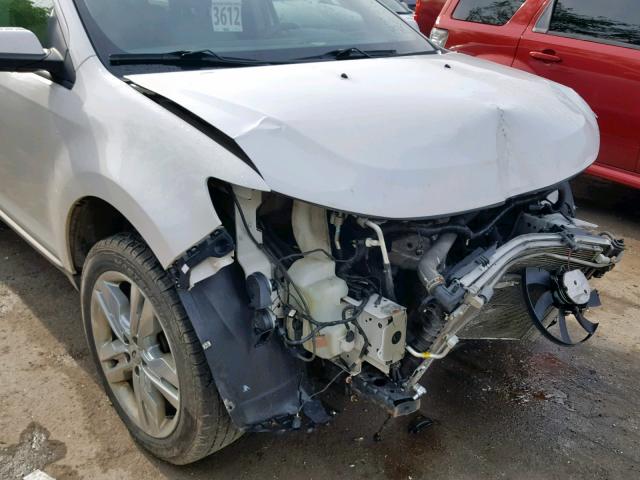 2FMDK4JC3DBA56431 - 2013 FORD EDGE SEL WHITE photo 9