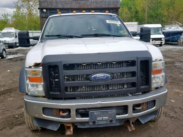 1FDAX5HR4AEA05119 - 2010 FORD F550 SUPER WHITE photo 9