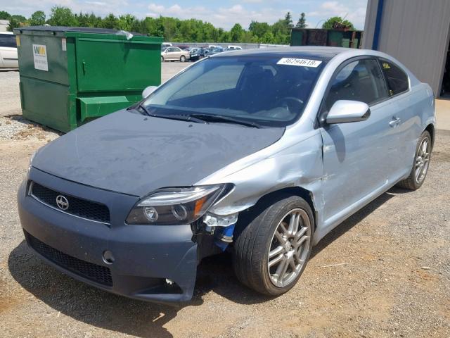 JTKDE177X50055812 - 2005 TOYOTA SCION TC BLUE photo 2