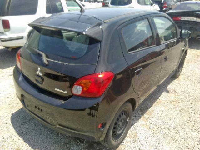 ML32A3HJ2FH038606 - 2015 MITSUBISHI MIRAGE DE BLACK photo 4