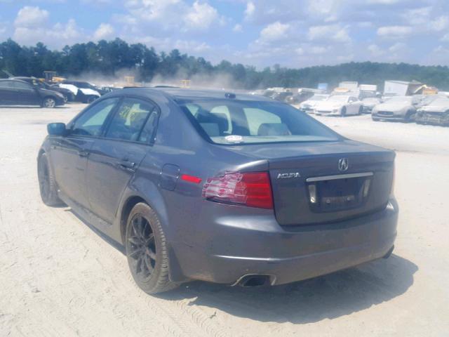 19UUA66296A005874 - 2006 ACURA 3.2TL GRAY photo 3