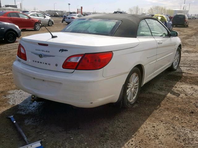 1C3LC55DX9N568306 - 2009 CHRYSLER SEBRING TO WHITE photo 4