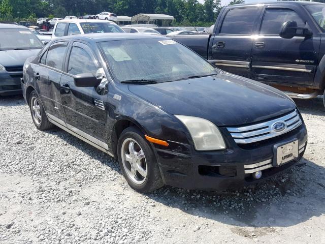 3FAHP06Z78R235582 - 2008 FORD FUSION S BLACK photo 1