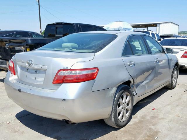 4T1BE46K17U614208 - 2007 TOYOTA CAMRY NEW SILVER photo 4