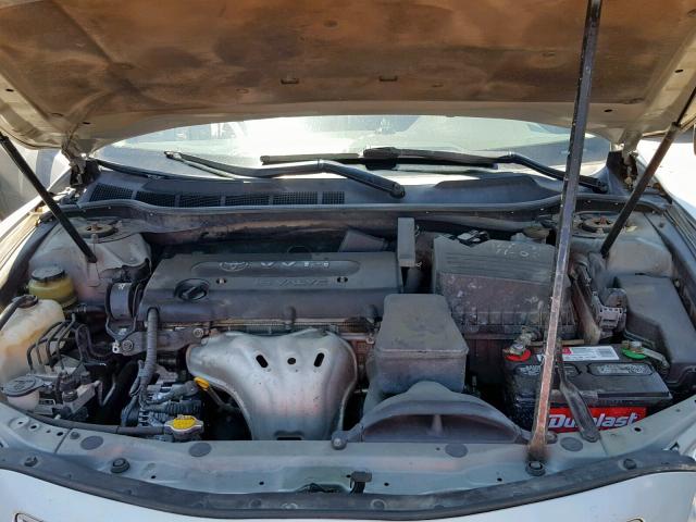 4T1BE46K17U614208 - 2007 TOYOTA CAMRY NEW SILVER photo 7