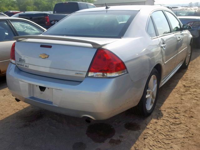 2G1WC5E36G1122242 - 2016 CHEVROLET IMPALA LIM SILVER photo 4