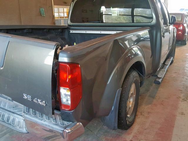 1N6AD09W87C448685 - 2007 NISSAN FRONTIER C GRAY photo 10