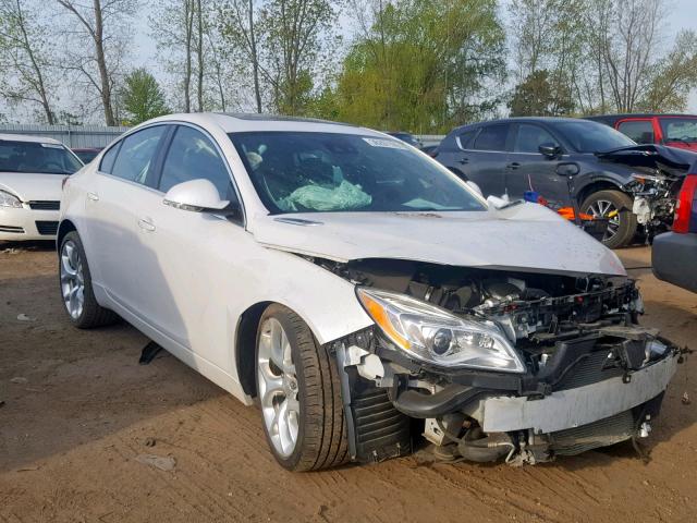 2G4GU5GX2H9150949 - 2017 BUICK REGAL GS WHITE photo 1