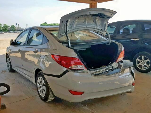 KMHCT4AE2GU019024 - 2016 HYUNDAI ACCENT SE WHITE photo 3