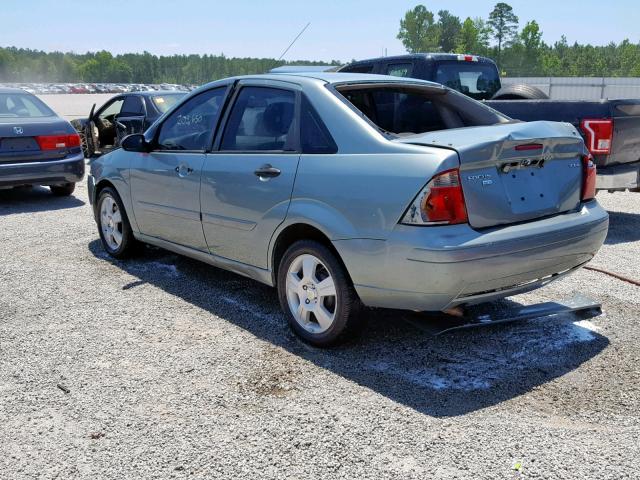 1FAFP34N16W116302 - 2006 FORD FOCUS ZX4 GREEN photo 3