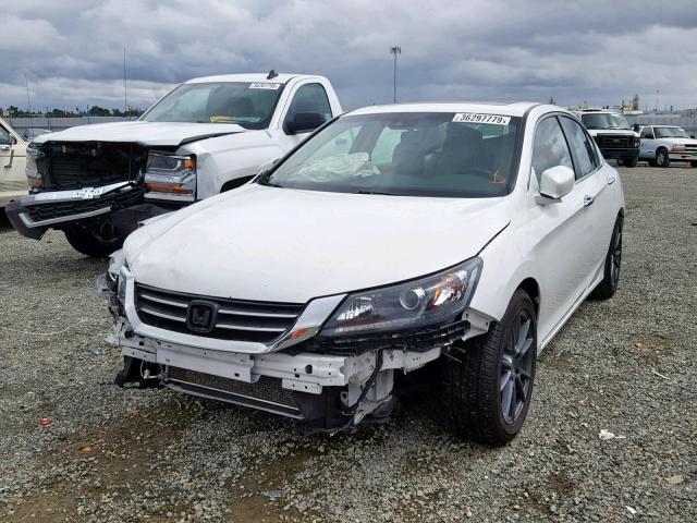 1HGCR2F88EA307866 - 2014 HONDA ACCORD EXL WHITE photo 2