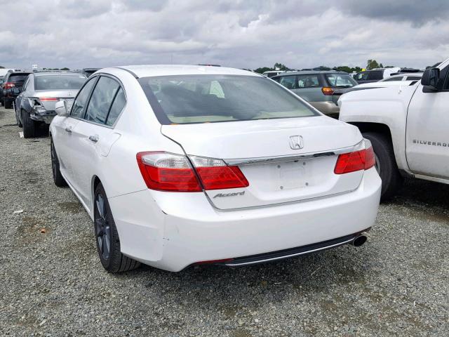 1HGCR2F88EA307866 - 2014 HONDA ACCORD EXL WHITE photo 3